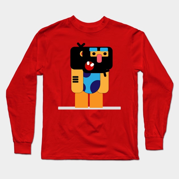 STONE AGE MAN Long Sleeve T-Shirt by Madhav